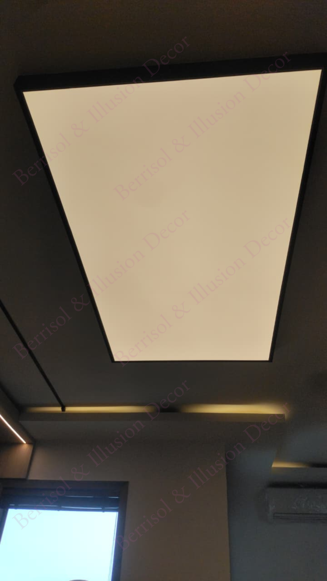 translucent rectangle stretch ceiling BID